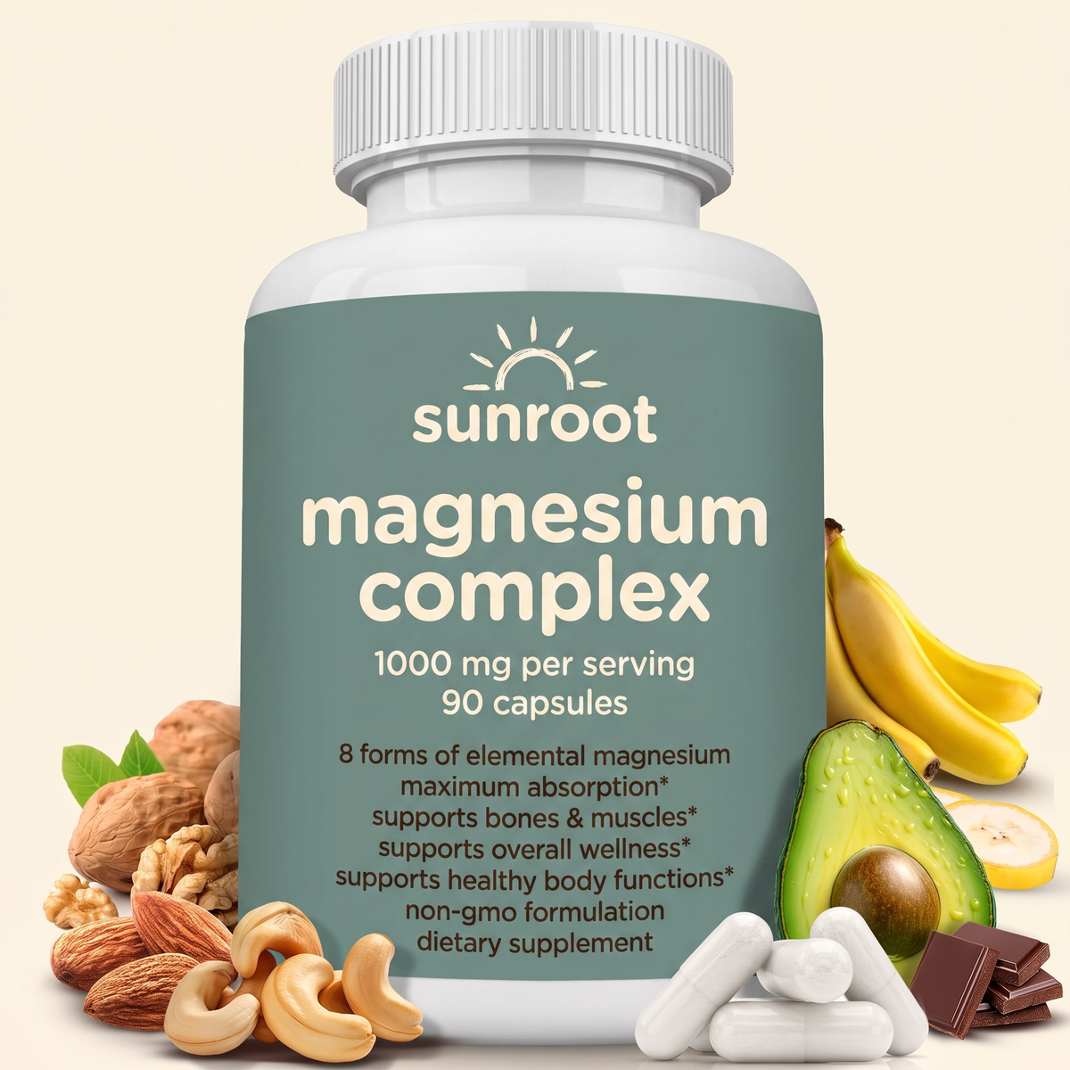 Magnesium Complex — 1000mg, 8 Forms of Magnesium