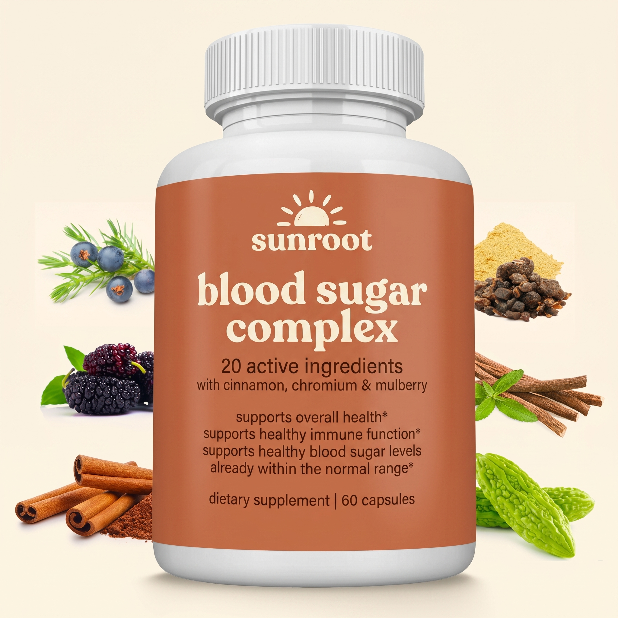 Sunroot Blood Sugar Complex bottle