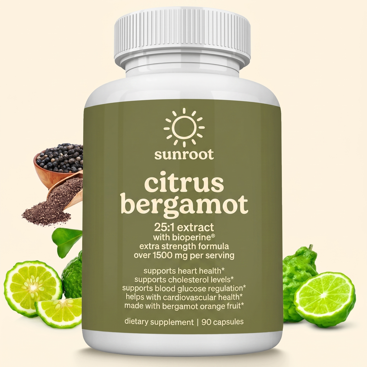 Citrus Bergamot — 1500mg 25:1 Extract