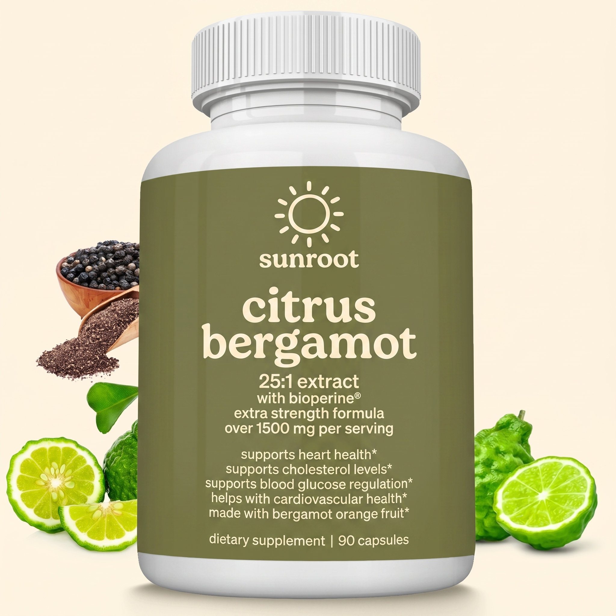 Sunroot Citrus Bergamot bottle