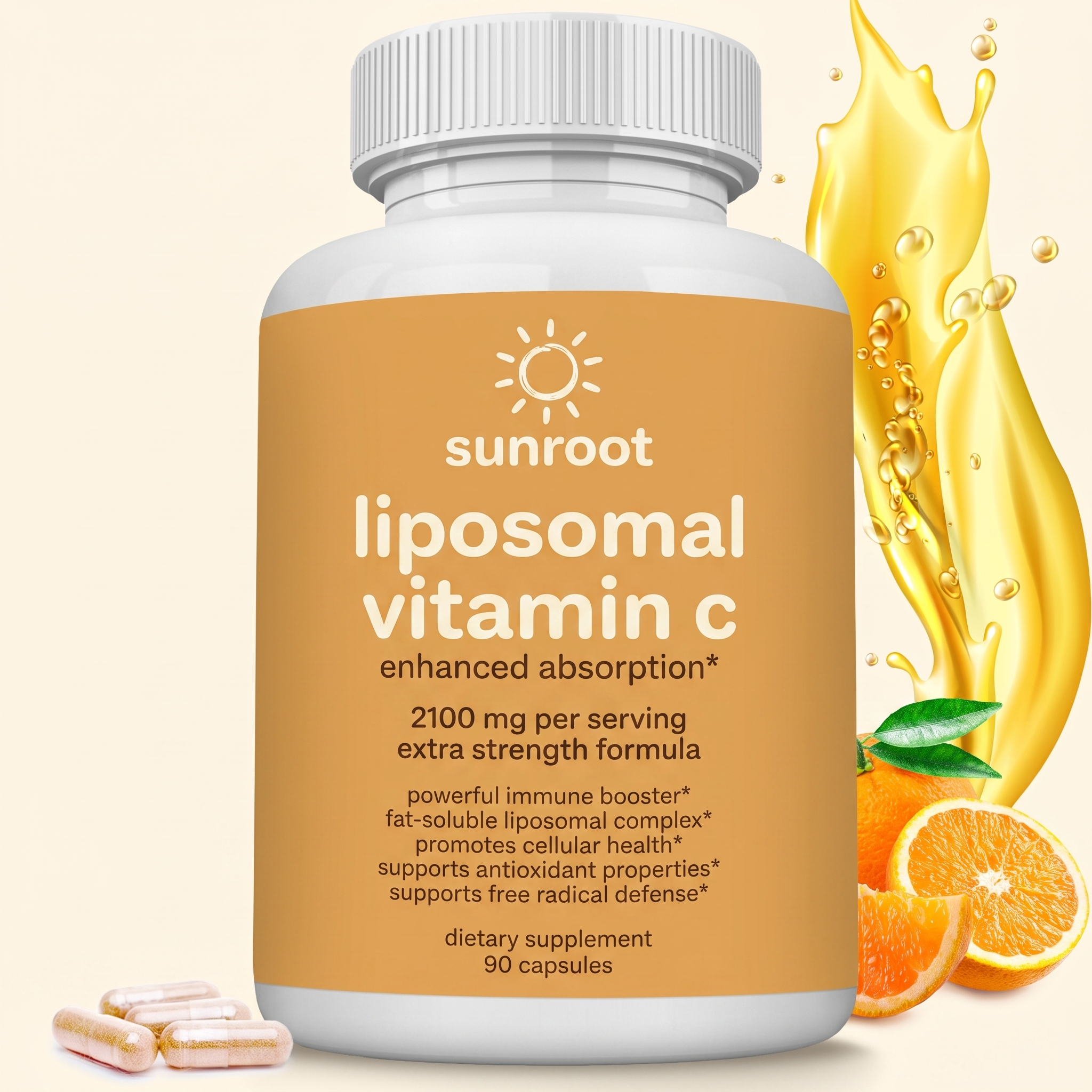 Sunroot Liposomal Vitamin C bottle